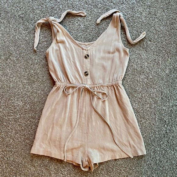 Linen Romper - Picture 1 of 14